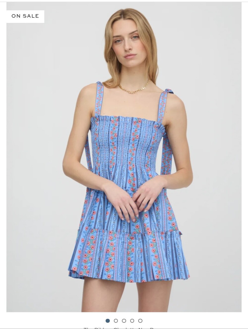 NWOT Hill House Ribbon Charlotte Nap Dress